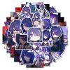 Sunsyea Honkai: Star Rail Merch Fans Kollektion Rollen-Sticker Acheron 48 Stück Raiden Bosenmori Mei