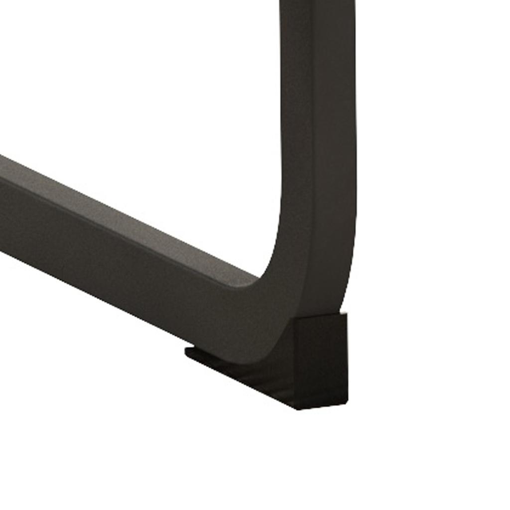 2-piece Set of Black PU Dining Chairs: Black Metal Legs, Ergonomic Design, Comfort and Aesthetics In One.