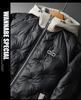 European High-End Men's White Duck Down Jacket - 2025 Winter Luxury Trend, Hooded & Lightweight Cold Protection Outerwear