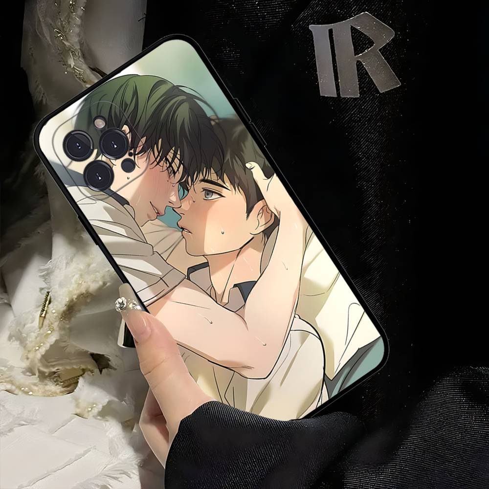 Backlight Bl Anime Phone Case For Iphone 16 15 17 13 14 12 11 Pro Max Plus Black Shell Cover Case