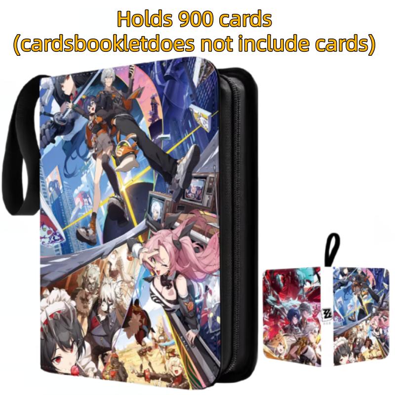 400pcs/900pcs Zenless Zone Zero Card Album Book Folder Anime Collections Zipper Cards Binder Holder Toy Gift