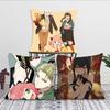 Spy X Family Animation Pillow Case Square Pillow Bedroom Sofa Leisure Comfort Cushion Car Living Room Home Decoration