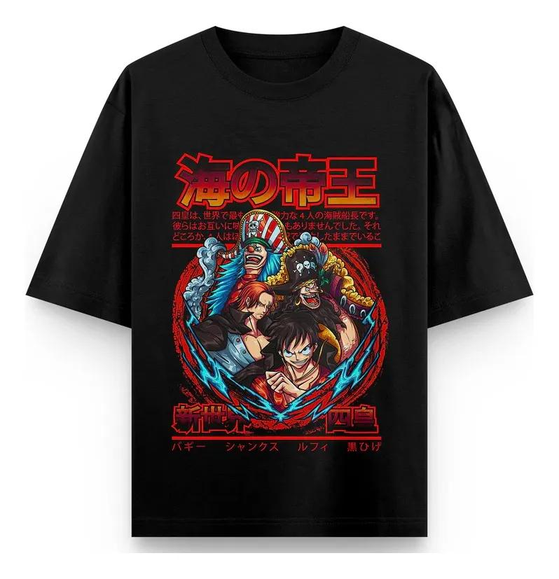 

2026 Summer One Piece Retro Cosplay Tshirt Unisexs Oversize Casual Cotton Printed Shortsleeved Unisex Childrens Sports Shirt S