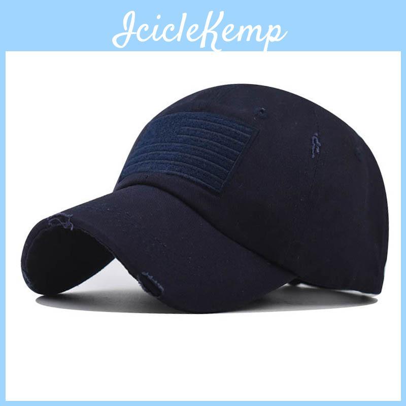 Neue Amerikanische Flagge Baseballkappe Distressed Entenschnabelkappe Bestickte Mütze