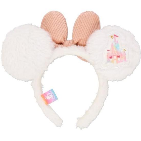 Fluffy Minnie Mouse Headband Disney Resort 40th Anniversary Dream-Go-Round