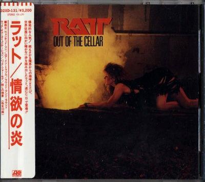 CD RATT - Out Of The Cellar 32XD131 Atlantic 1986 Japan Rock Used