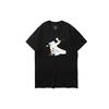 Men's Asian Artist Crossover Series Cartoon Printing Round Neck Short Sleeve Black VN0A4P5JBLK