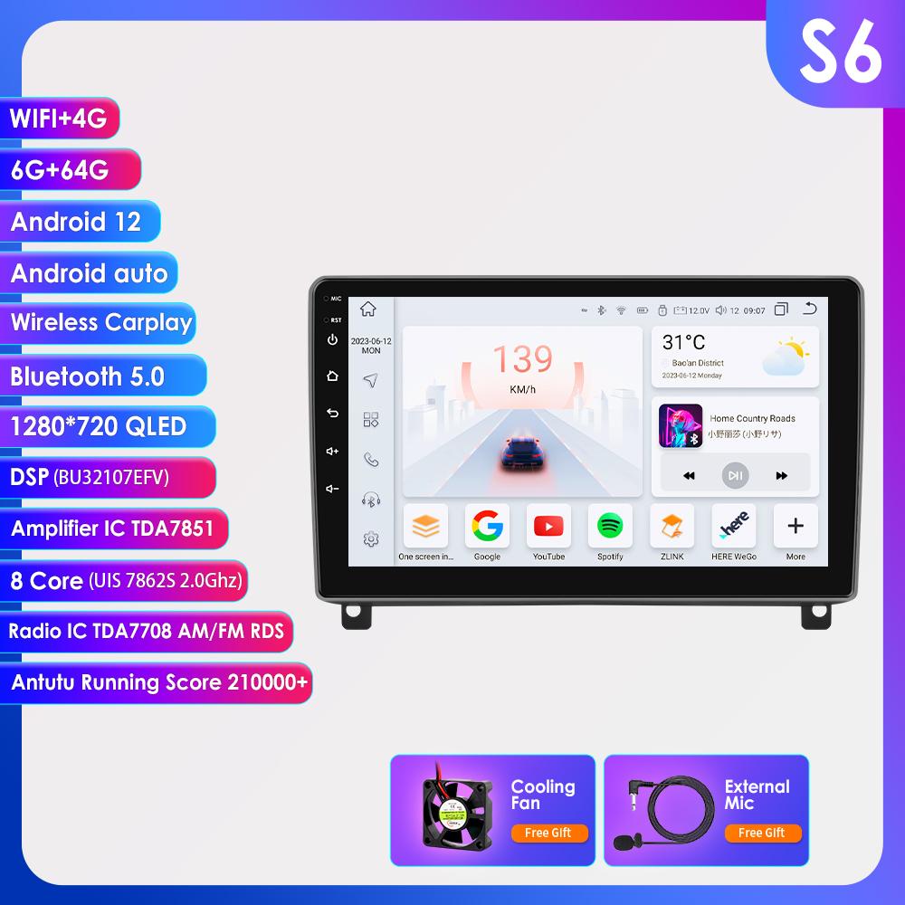 8G+128G autorádio, video multimediální přehrávač monitor pro Peugeot 407 1 2004 - 2011 Android Auto Navi GPS inteligentní obrazovka hlavní jednotka autorádia