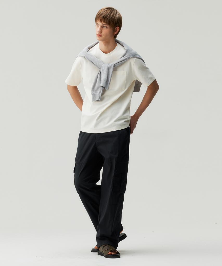 MINDBRIDGE Wide Cargo Full Elastic Waist Pants
