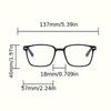 4PCS Fashion Anti-Blue Light Reading Glasses Ultra-Light Eye Protection Readers Eyewear Elegant Comfortable Presbyopia Glasses
