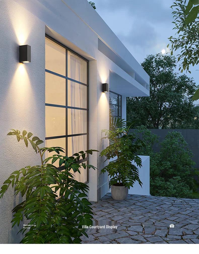 Minimalist Outdoor Wall Light for Courtyard, Corridor, or Bedroom