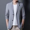 Autumn and Winter Men's Suit Korean-style Solid-color Casual Suit for Young Best Man, Men's Fashion Coat, Single-piece Top