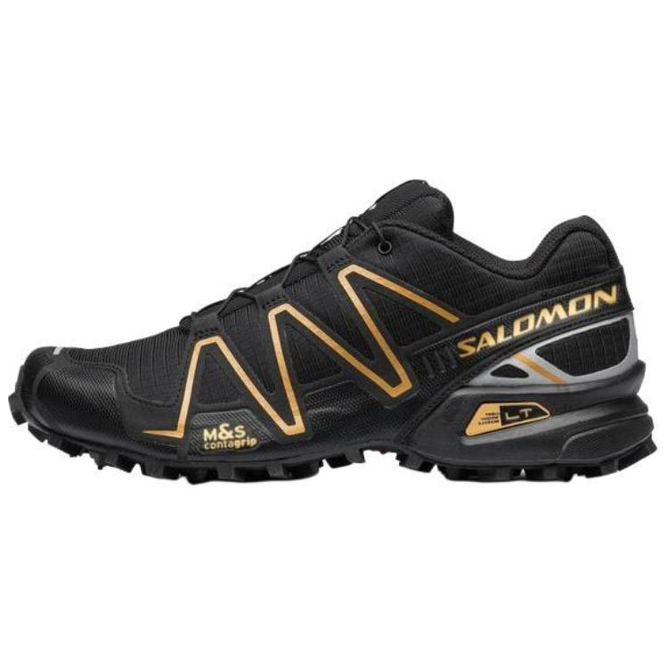 SALOMON Speedcross 3 Comfortable Non-Slip Durable Low-Top Lifestyle Shoes Unisex Shoes Black 475209