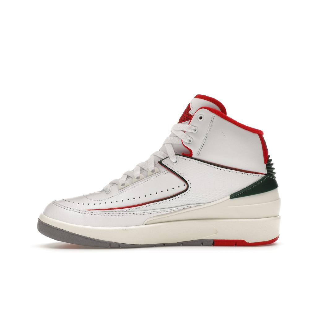 Air Jordan 2 Retro GS Origins Kids Sneakers White Fire-Red Fir DQ8562-101