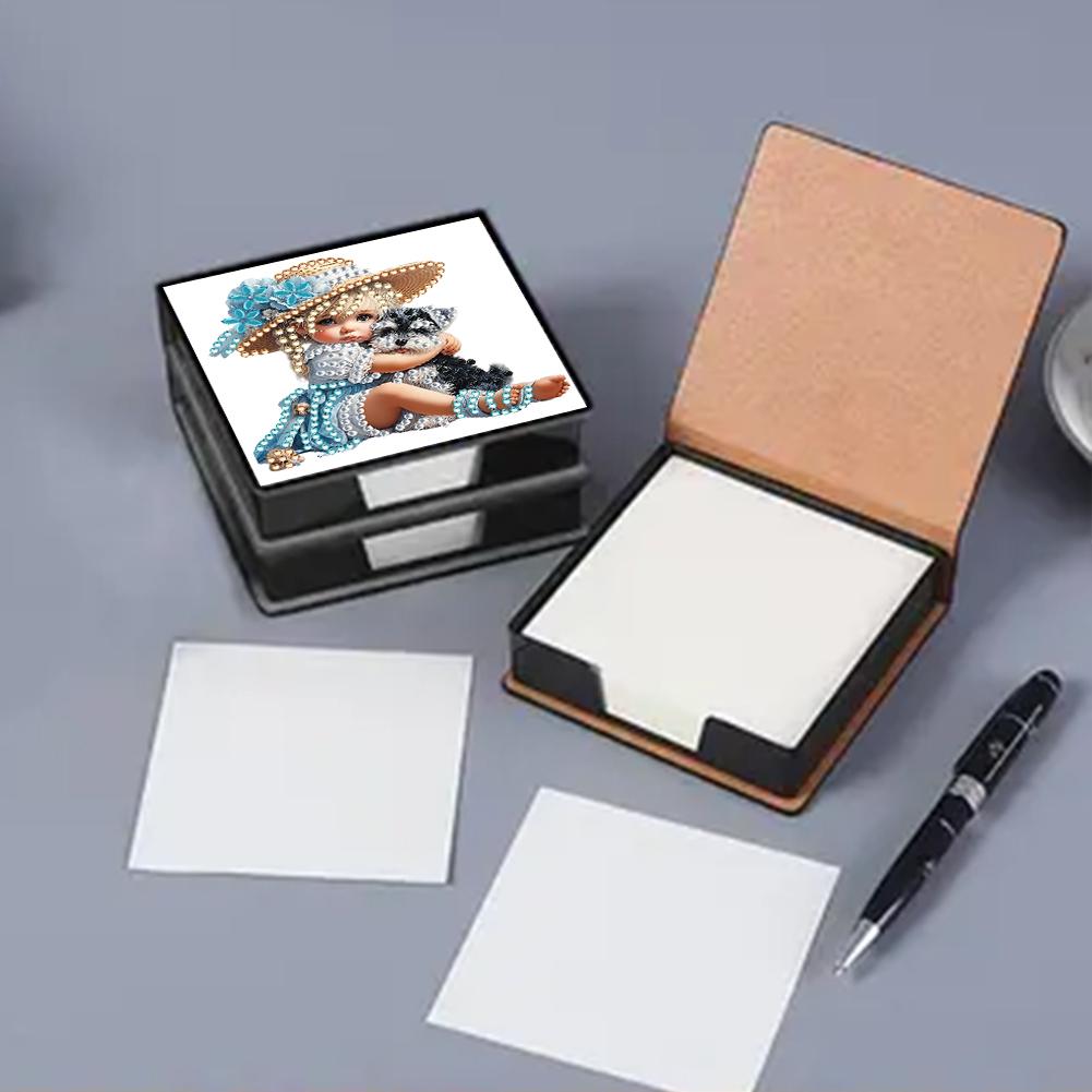PU 5D Diamond Painting Kit Note Box Diamond Art Notepad Box for Home Office  Supplies Holiday Gifts