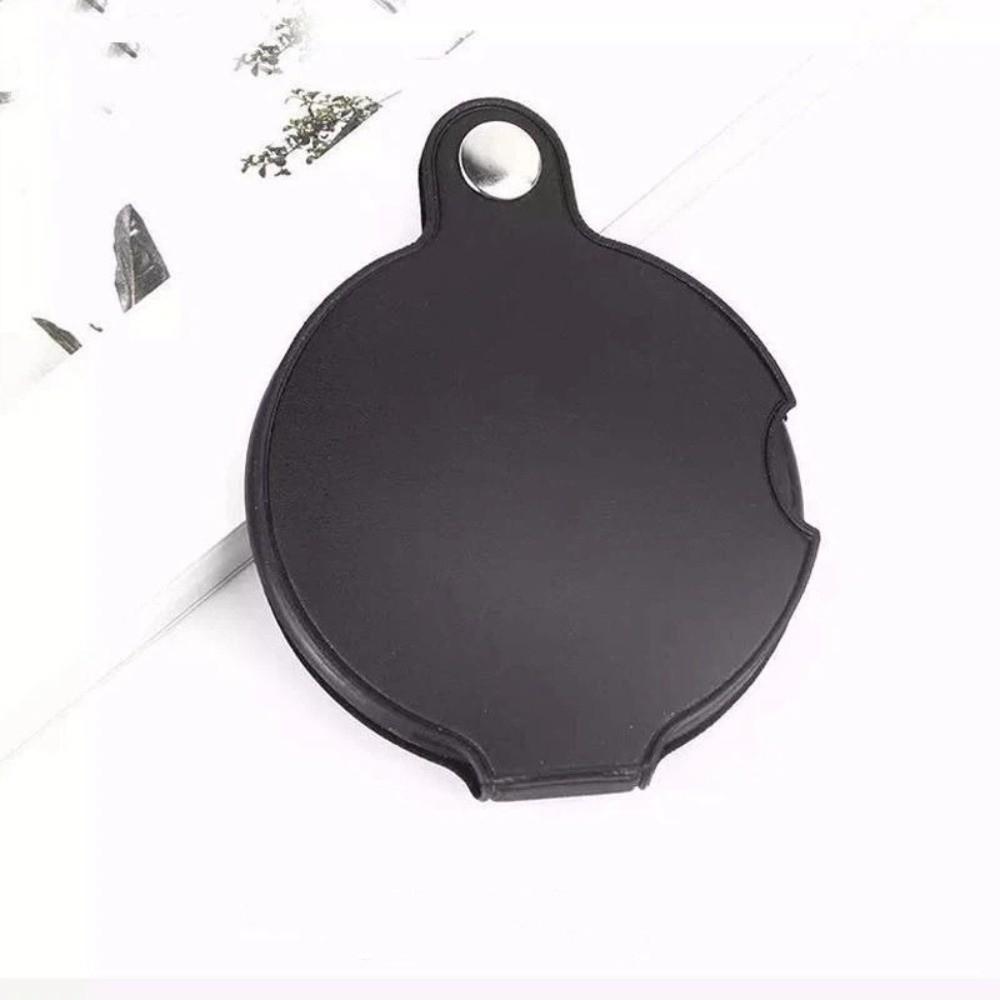 Handheld Small Magnifying Glasses Leather Protective Case Folding Magnifying  Reading