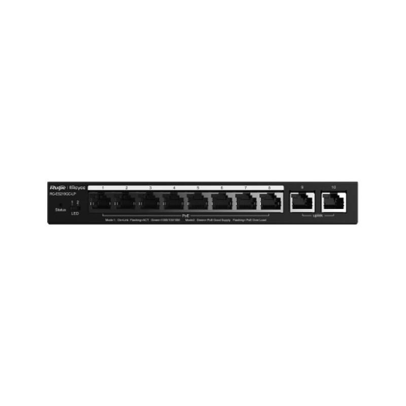 Ruijie 10-Port Gigabit Layer 2 Managed PoE Switch