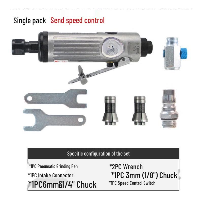 Yunduo Pneumatic Right-Angle Die Grinder CN Plug (adapter Included)