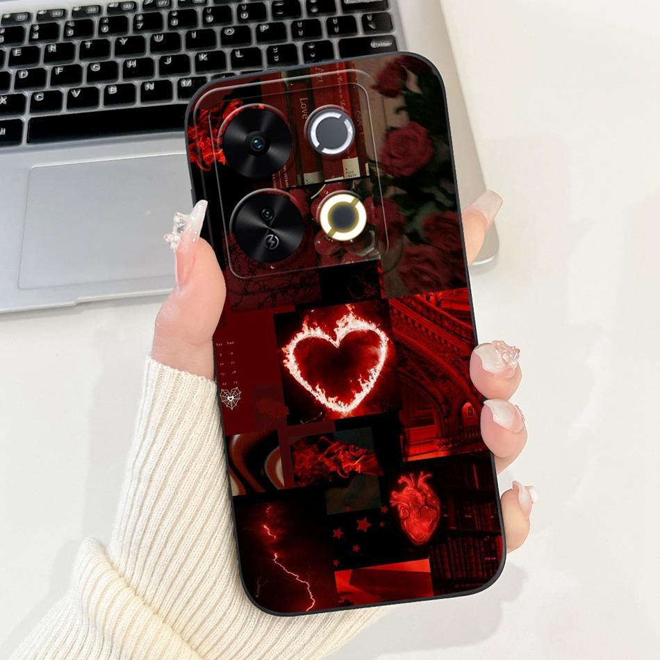 For ITEL P65 New Fashion Dusk Beach Painting Case For Itel P671L ItelP65 4G Soft Silicone Shockproof Phone Cases