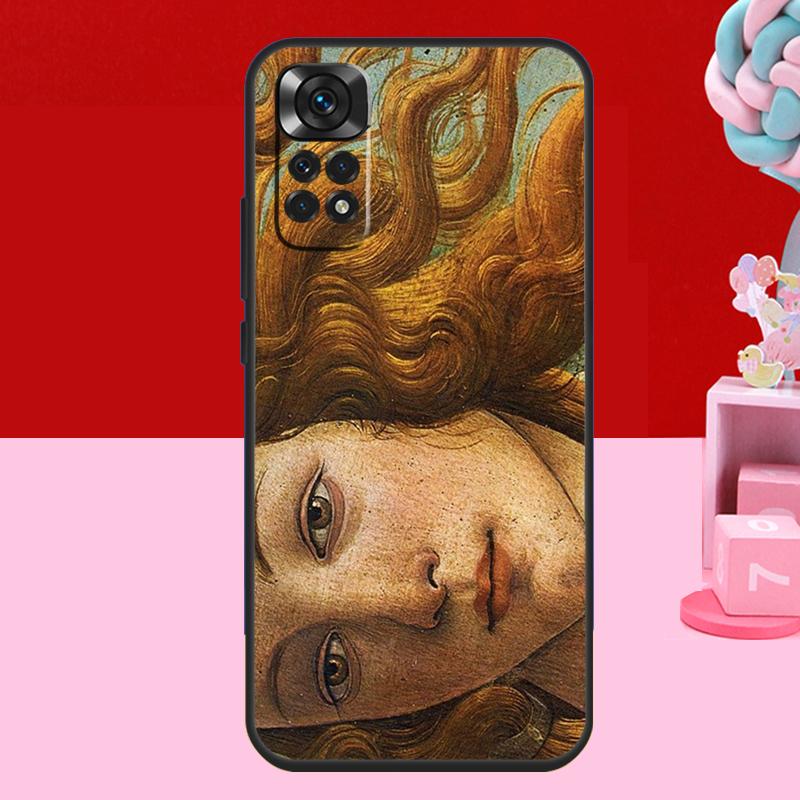 

Художественная картина Рождение Венеры Чехол для Xiaomi Redmi Note 14 13 12 10 11 15 Pro Plus Redmi 15 C 10C 12C 13C 14C Мягкий чехол Redmi Note 9 Pro