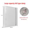 Loose-Leaf Ring Binder Notebook Cover, A4/B5/A5/A6, 4/6/9 Hole Portfolio File Folder