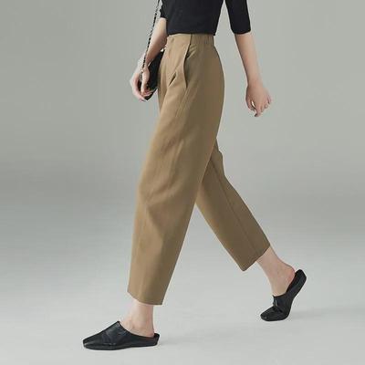 Calça Harém Japonesa Feminina - Verão 2023, Cintura Alta, Casual, Versátil, Caimento Solto