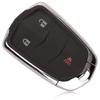 Guscio Chiave Auto Intelligente con 3/4/5/6 Pulsanti per Cadillac Srx Cts Ats Xts Escalade Esv Custodia Keyless Sostituzione Fob