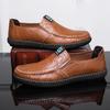 Leather Shoes Men's Autumn New Versatile Breathable Soft-soled Non-slip Casual Shoes