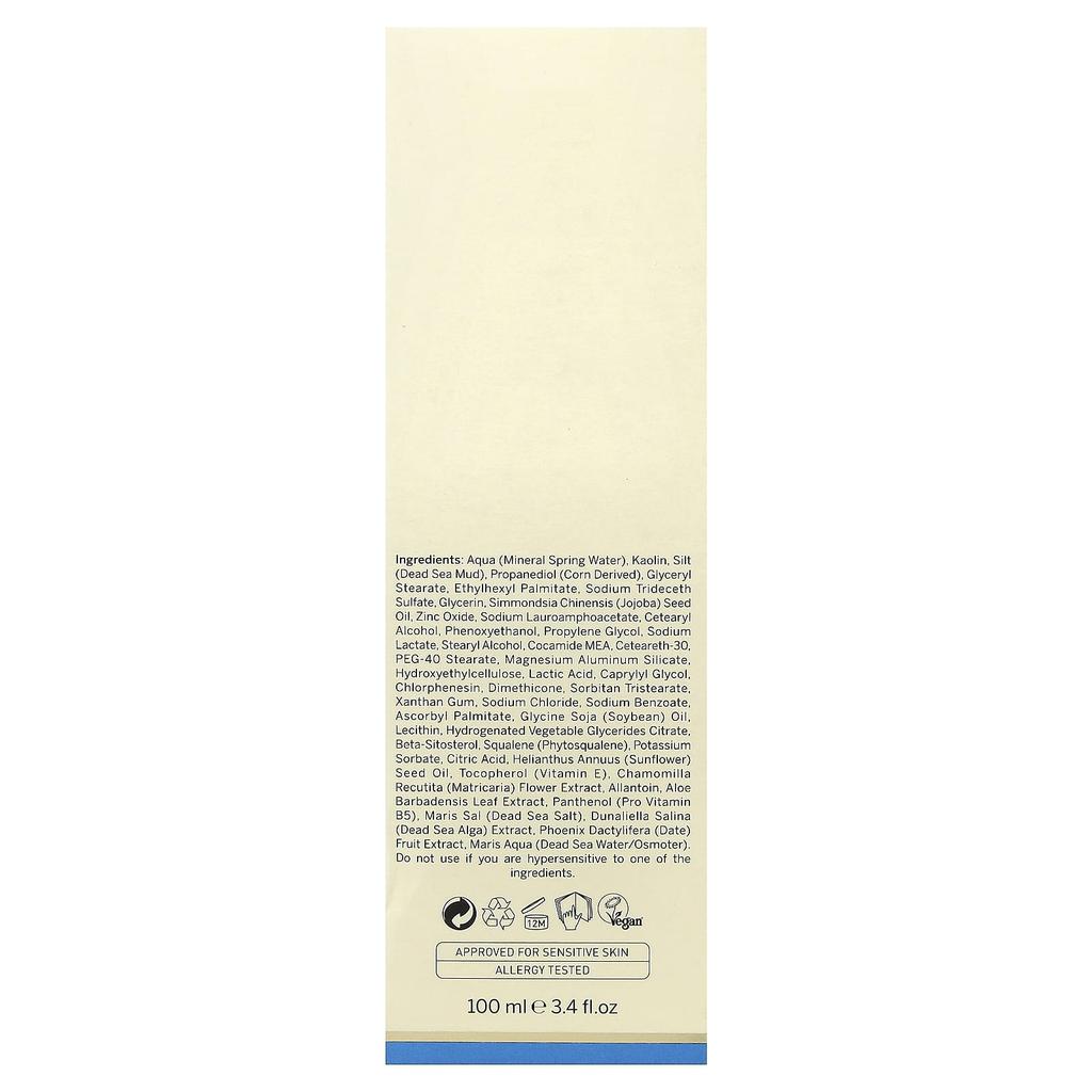 AHAVA Amérique du Nord, Masque de Beauté à la Boue Purifiante, 100ml (3,4 fl oz)