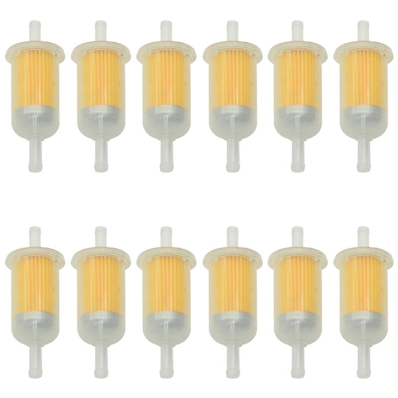 4-20 szt. Samochodowy filtr paliwa benzynowego Rurka 6MM-8MM Uniwersalny liniowy filtr paliwa gazowego Do małych silników Akcesoria do kosiarek motocyklowych