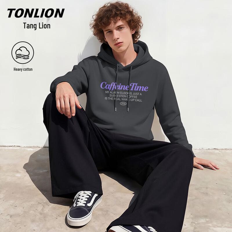 TonLion Men's Casual Hooded Sweatshirt