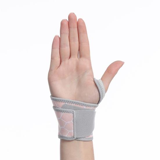 Opaska uciskowa na nadgarstek z regulowaną taśmą mocującą. Oddychająca, super miękka, elastyczna szyna podtrzymująca nadgarstek