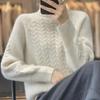 Autumn Winter Women's Turtleneck Sweater Women Pullover Jumper Pull Femme Streetwear Casual Knitted Sweater