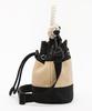 LeSportsac Official RAFFIA MINI Shoulder Black Raffia BUCKET/1423 Bag, Women's,
