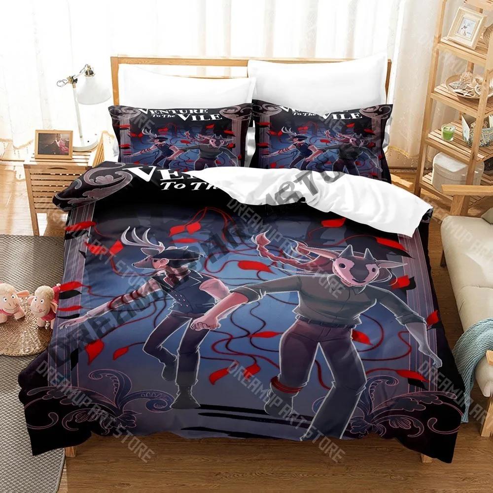 3D Print Venture to the Vile Bedding Set Single Twin Full Queen King Size Bed Set Adult Kid Bedroom Duvetcover Sets Anime Bed