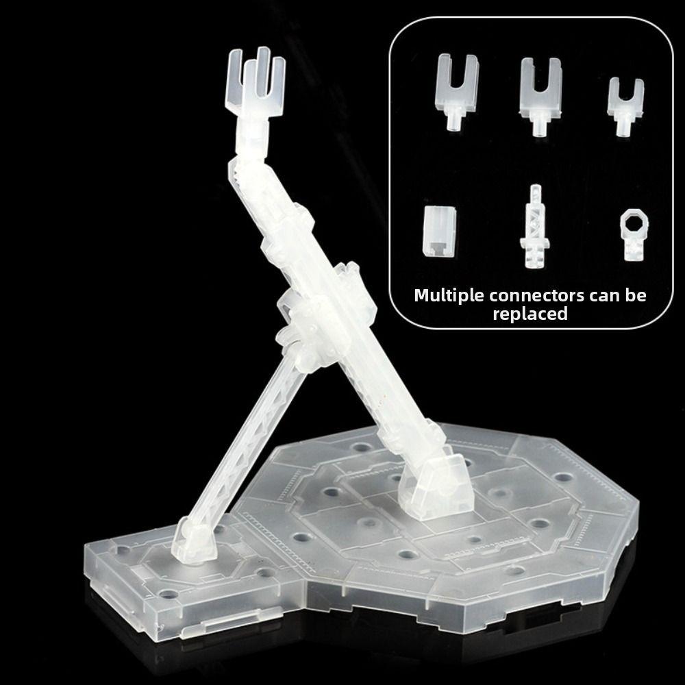 Replaceable Connectors Action Figure Stand Adjustable Arm Model Support Stand  Model Display