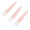 3pcs Lightweight Design Makeup Silicone Brush Easy To Clean Reusable Makeup Brush Travel Use