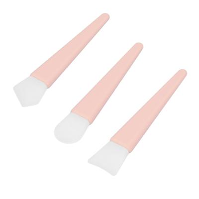 3pcs Lightweight Design Makeup Silicone Brush Easy To Clean Soft Makeup Brushes  Home Use