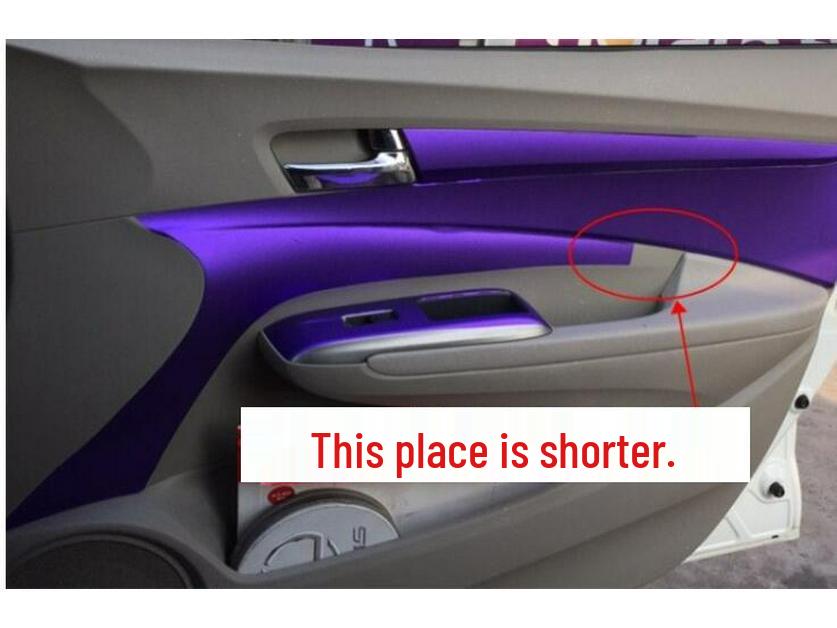 Carbon Fiber Interior Sticker for 08-14 City Model: Center Console Decoration Film