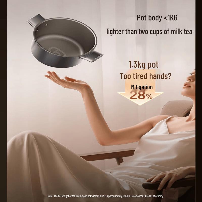 ASD Pure Titanium Non-Stick Multi-Purpose Pot