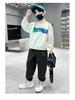 Boys' Spring & Autumn Loose Casual Sweatpants 2025 - Trendy, Handsome Sports Long Pants for Big Kids
