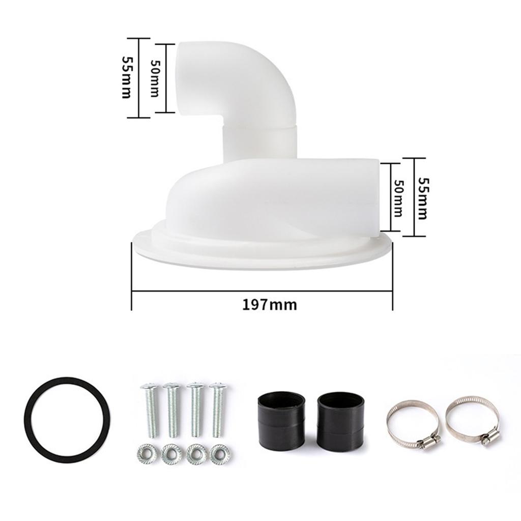 Cyclone for Vacuum Cleaner Powder Dust Collector Vacuum Cleaner for Woodworking Cyclone Separator Cover(White)