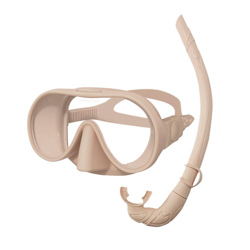 Dalış yüz aynası, buğu önleyici 180° şnorkel yüz aynası, derin su dalış maskesi solunum tüplü dalış gözlüğü