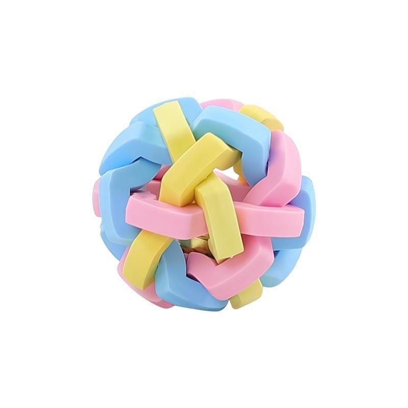 Pet Toy Ball With Sound Features Durable Plastic Material For Pets Playtime