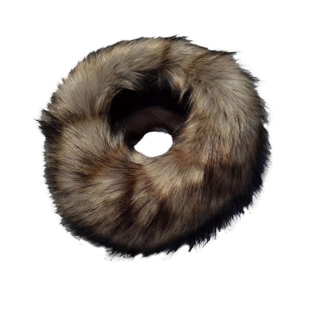 Unisex Thick Fur Dome Cap Retro Warm Flat Top Hat Outdoor Winter Accessories