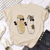 Cat Tops Women T Shirts Streetwear Summer Anime T Shirt Girl Y2k Japanese Clothes