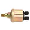 Diesel Generator Oil Pressure Sensor 1 8NPT Gold Matte Double Head Oil Pressure Sensor for VDO 0‑10Bar