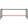 Cadre de banc de travail - VIDAXL - Noir et rouge mat - 220x57x79 cm - Métal robuste