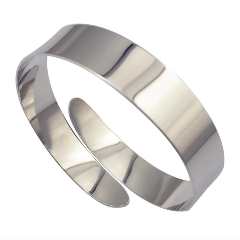 

Простой зеркальный браслет с открытым концом, браслет, легкая роскошь, модный, универсальный, с высоким чувством, нишевый дизайн, изысканные ювелирные изделия, женский