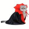 1Pc Halloween Pet Costumes Cute Cosplay Vampire Cloak for Small Dog Cat Kitten Puppy Dress Kawaii Pet Clothes Cat Accessoties